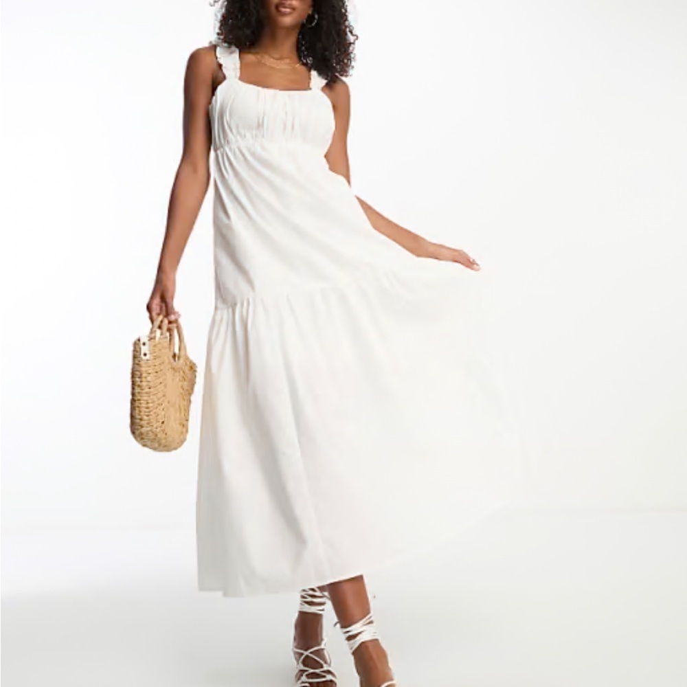 Abercrombie & Fitch Poplin Maxi Dress